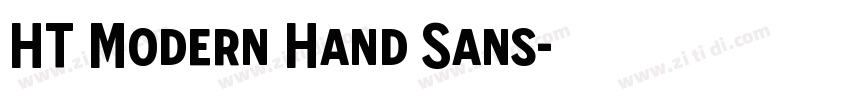 HT Modern Hand Sans字体转换